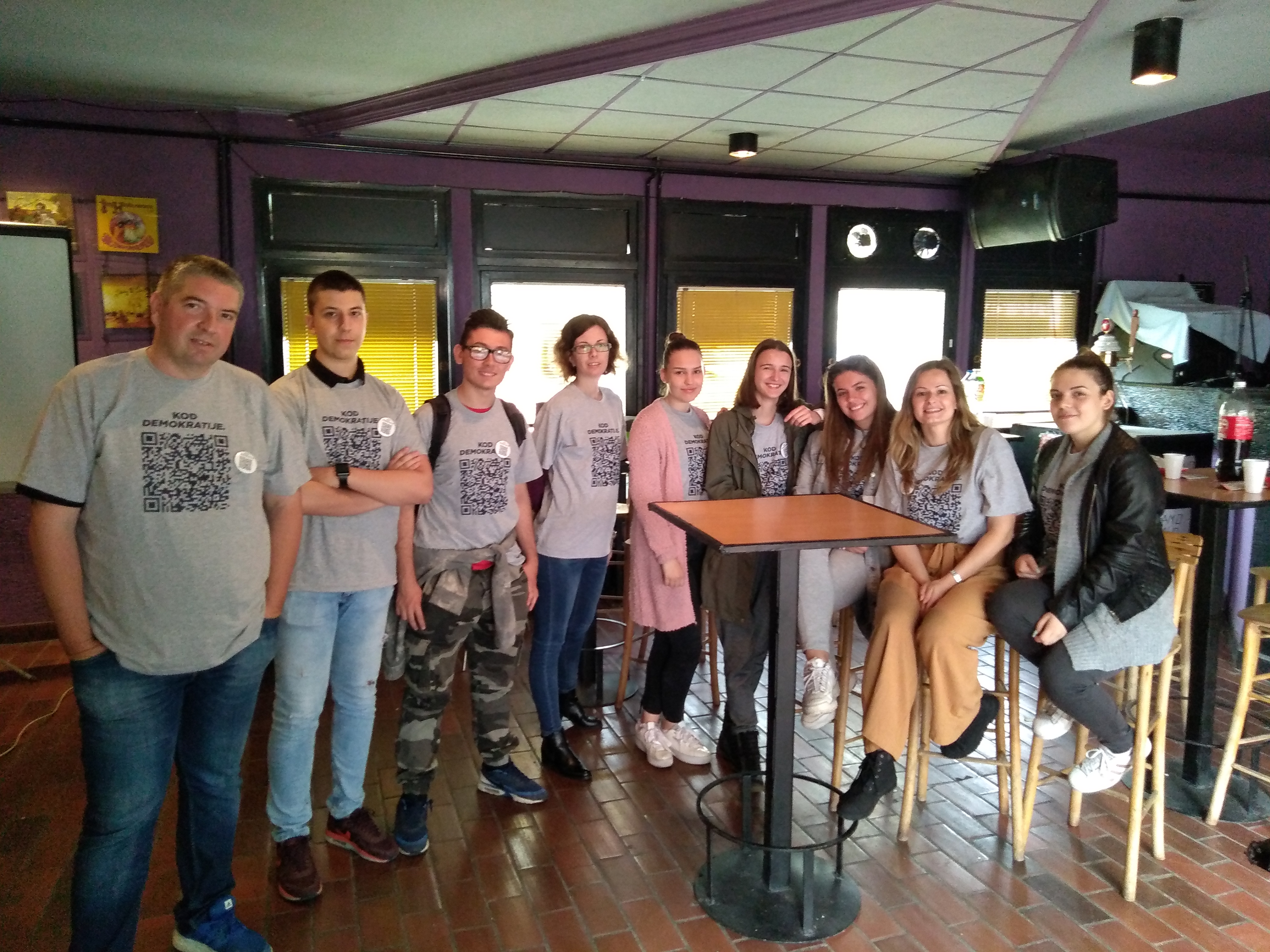 Creative studio "Putokaz" from Kladovo, with the support of ZIman's youth fund, made an educational game "Kod demokratije"